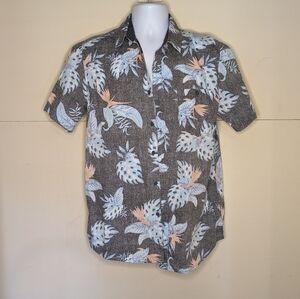 Amplify Tropical Button Down Shirt